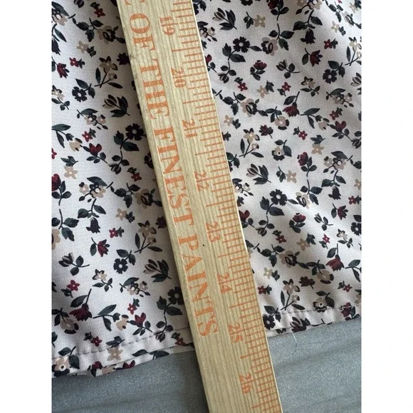 Andrée‎ by Unit Floral Long Sleeve Blouse Womens Sz L Peasant Boho Romantic - Picture 8 of 8